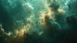 Abstract space background with nebulae and stars.