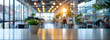 Blurred Business Office Scene with Casual Attire and Bokeh Background: A Creative Snapshot of Corporate Culture