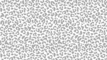 Leopard skin fur texture grey background