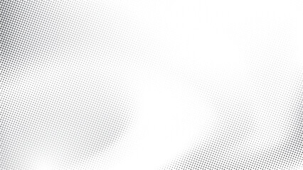 Abstract white and gray color background with halftone effect, dot pattern. Vector illustration.