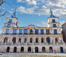 Wall Mural - Facade of the town hall or city hall building, Toledo, Spain