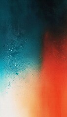 Wall Mural - Textured Background with Red and Blue Gradient