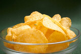 Fototapeta Zachód słońca - potato chips on the table