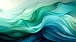 © DesignBee - Abstract blue green swirl background
