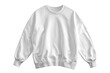 © KimlyPNG - single white sweatshirt mockup isolated on transparency background PNG