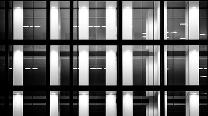 Wall Mural - Elegant and simple abstract glass architecture