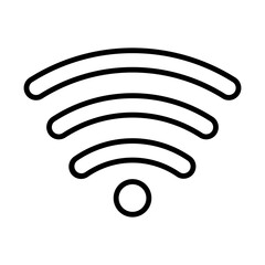 Wall Mural - Wifi line icon