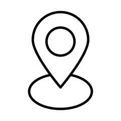 Canvas Print - Location line icon