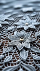 a close up of a fan