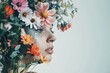 © Igor - woman face decorated with floral flora