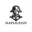 Napoleon Historical Logo Design Isolated 