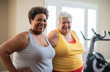 © Darya - Fitness Together: Smiling Senior and Adult Women Ready for a Healthy Workout