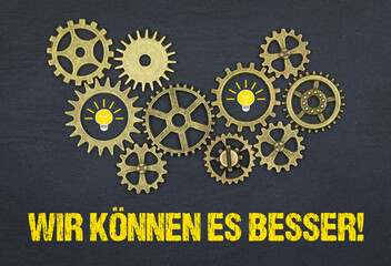 Poster - Wir können es besser!	
