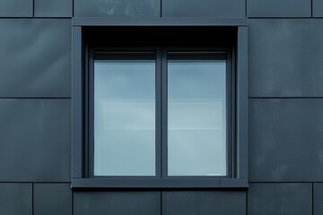 Poster - A window on the side of a building, suitable for architectural projects