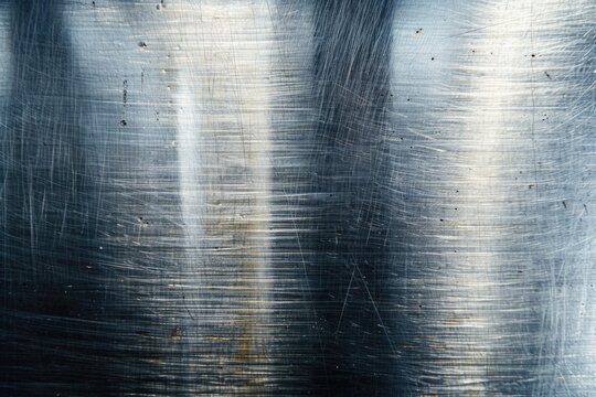 Detailed image of a scratched metal surface, suitable for industrial concepts