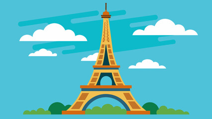 Wall Mural - eiffel tower and svg file