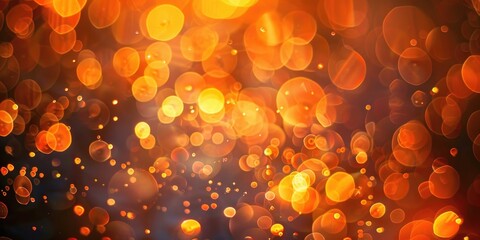 Canvas Print - A close-up shot of a bunch of lights. Great for adding a warm and cozy atmosphere