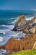Cabo da Roca or Cape Roca is a cape which forms the westernmost of mainland Portugal, of continental Europe, and of the Eurasian land.