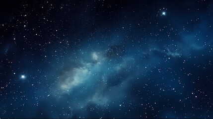  Night sky with stars and milky way