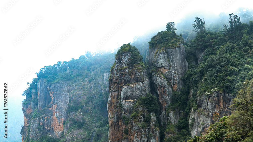 Pillar Rocks pillar rocks kodaikanal Stock Photo | Adobe Stock