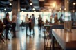 © JovialFox - Blurred background of a modern cafe with people socializing and soft lighting, creating a warm and inviting atmosphere. Concept of socializing, relaxation, and contemporary lifestyle.