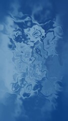 Wall Mural - vertical blue water ripple background 4k loop metallic blue liquid rippling across the screen in an 