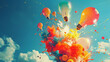 © BritCats Studio - Visual feast of marketing creativity vibrant campaigns sparking engagement the dynamic interplay of ideas and action