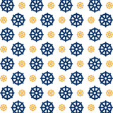 Fototapeta Kuchnia - Ship steering wonderful trendy multicolor repeating pattern vector illustration background
