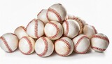Fototapeta Tulipany - Baseball isolated on white background. high quality photo