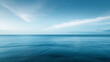image of a calm ocean with a minimalist horizon, portraying a sense of tranquility and openness