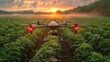 Precision farming with high-tech equipment