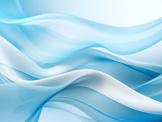 Wall Mural - ribbons unite in a beautiful background. ai generation.