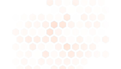 Wall Mural - Vector banner design, white background with hexagon pattern. Abstract background with pink hexagon structure