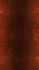 Wall Mural - vertical embers battling in the night 4k loop features embers or sparks flowing in from both sides o