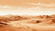 Desert sand dunes shifting into caramel and toffee tints. Warm, earthy landscape depiction with subtle grains.