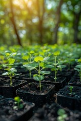 Poster - In the art of gardening, the cycle of growth unfolds in spring, nurturing organic vegetables.