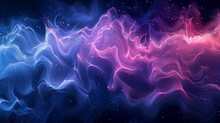 A Colorful, Swirling Galaxy Of Blue, Pink, And Purple