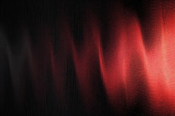 Wall Mural - Abstract red color gradient backdrop with glowing wave and grainy black noise texture. Perfect for creative designs, digital art, book covers, posters, flyers, and attention-grabbing marketing materia