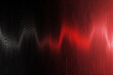 Wall Mural - Vibrant red abstract grainy color gradient background with glowing wave and black noise texture. Ideal for digital art, graphic design projects, wallpapers, backgrounds, and eye-catching social media