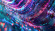 Abstract Technology Wave Backdrop