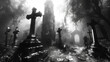 Journey through a virtual graveyard haunted by the ethereal Wraith and grave