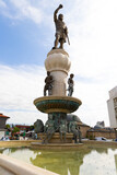 Fototapeta Sawanna - Philipp II Statue in Skopje, Nordmazedonien
