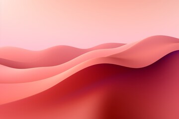 Wall Mural - Dusty Rose to Pink abstract fluid gradient design, curved wave in motion background for banner, wallpaper, poster, template, flier and cover