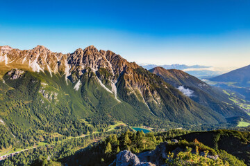 Wall Mural - Mountain landscape of the Stubai Alps