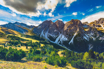 Wall Mural - Mountain landscape of the Stubai Alps