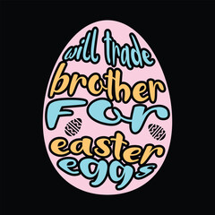 Sticker - Will trade Brother for easter eggs