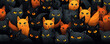Cats seamless or pattern
