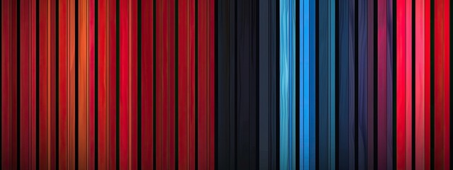 Poster - Abstract vertical color strips backgrounds, red black blue, Vertical stripes of various colors thin width with texture and gradient color 