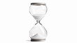 © Jelena - Classic hourglass isolated on white, capturing the timeless essence of passing time and urgency