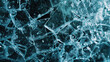 The shattered glass background creates a fragmented and chaotic visual.